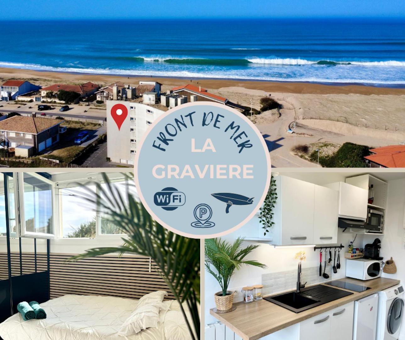 La Graviere, Cozy Studio Wifi & Parking 20M Ocean Surf Plage Soorts-Hossegor Exterior photo